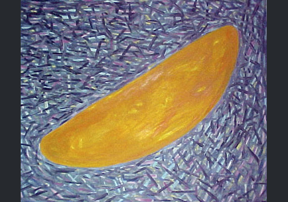 Oleo sobre madera 122x60 cm. 1997